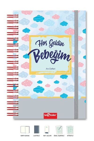 Le Color Cartea de amintiri pentru bebelusi si jurnal de sarcina 17x24 120gr