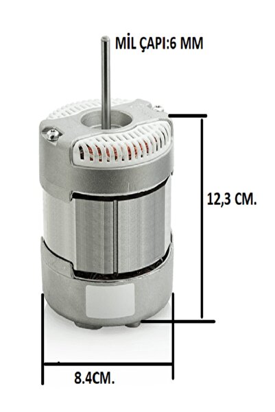 EHLA Filtre Davlumbaz 3 Devir Ch80 35 Paket Motoru