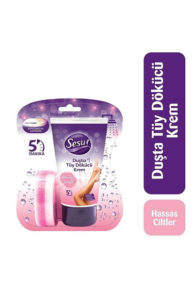Sesu Hair Removal Cream for Shower Sensitive Skin 150 ml Category: Hair Removal Cream