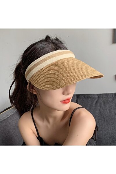 Kardelen Butik Denizli Prazan slamnati šešir, za žene i muškarce (53-59 cm)