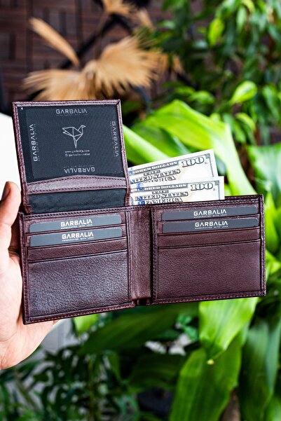 Garbalia Kevin Genuine Leather Natural Leather Brown Men's Wallet