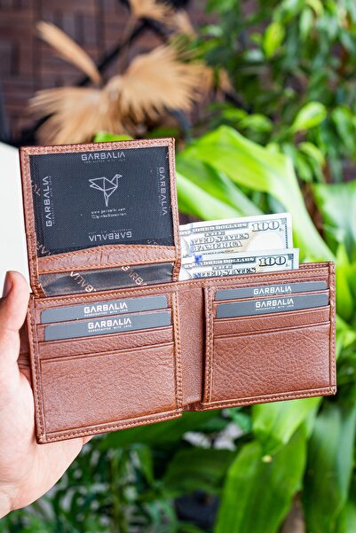 Garbalia Kevin Genuine Leather Natural Leather Tan Men's Wallet