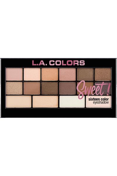 L.A Colors La Colors Dulce and Comfortable 16-Piece Eyeshadow Palette