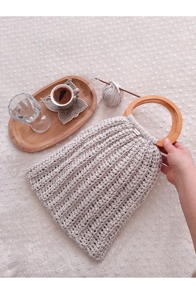 Spagettiyarn Smoked Glitter Ribbon Rope (silver Glitter)