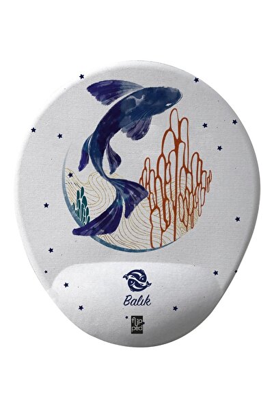 Flipped Balık Burç Mousepad Ve Kupa Bardak Takımı