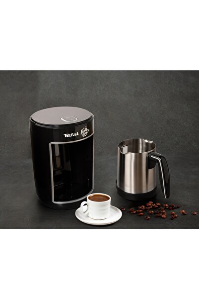 TEFAL Köpüklüm Pro Çelik 1000 Watt Türk Kahve Makinesi [Siyah] - 9100041397