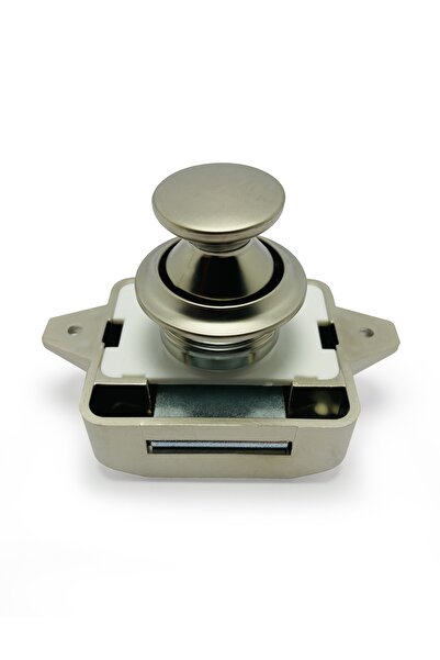 Genel Markalar 5 Adet Mat Nikel Karavan Tekne Basçek Dolap Çekmece Kilit 26mm...