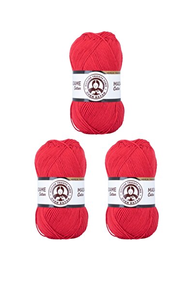 Ören Bayan El-örgü Ipliği Madame Cotton |058| 100 Gr| 3lü Set
