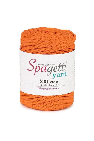 Spagettiyarn Narandžasti Xxlace konopac