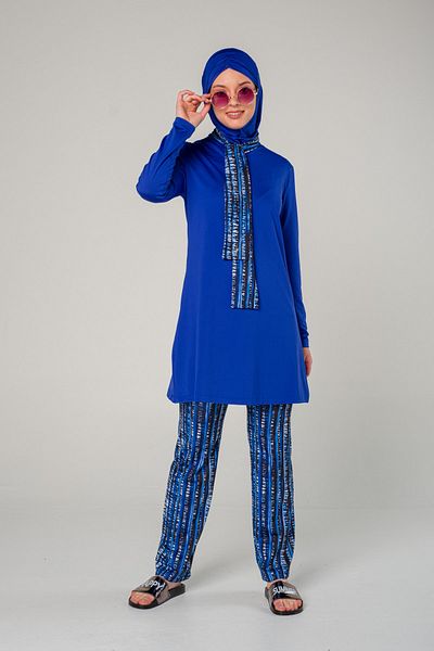 Elif Okur Full Covered Hijab Swimsuit 7101