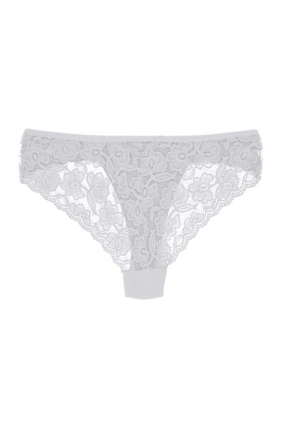 Zena Pachet de 2 chiloți de damă din bumbac cu dantelă