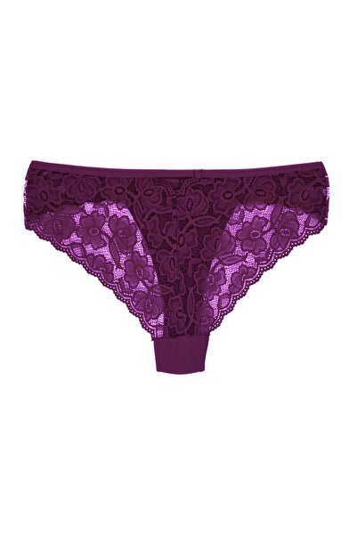 Zena 2-Piece Cotton Lace Back Slip Women's Panties