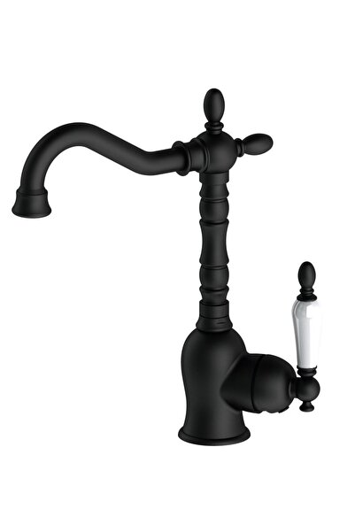 GPD Tek Gövde Lavabo Bataryası Retro Siyah Mtl180-s
