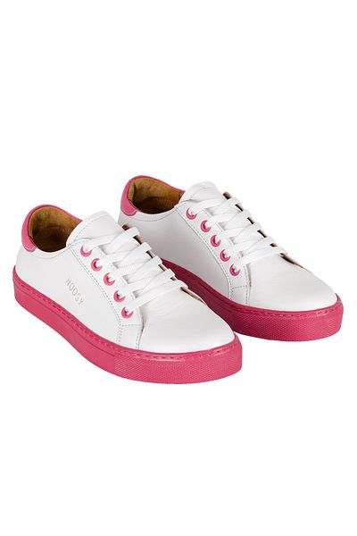 NOOSY Ροζ - Γυναικείο Sneaker από Γνήσιο Δέρμα