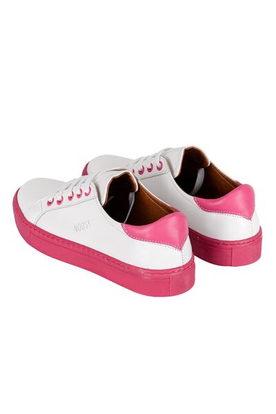 NOOSY Pembe - Hakiki Deri Kadın Sneaker
