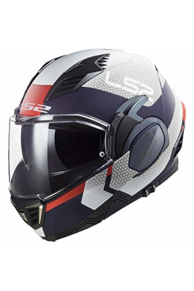 LS2 Valıant 2 Cıtıus Beyaz-mavi Motosiklet Kaski