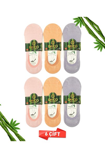 DAYCO Premium Seamless Women's Bamboo Ballerina Socks Set of 6 Assorted