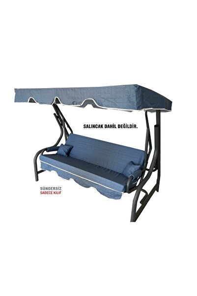 Vip Home Concept Market Ürünleri 3 Kişilik Salıncak Minder Seti Süngersiz Kıl...