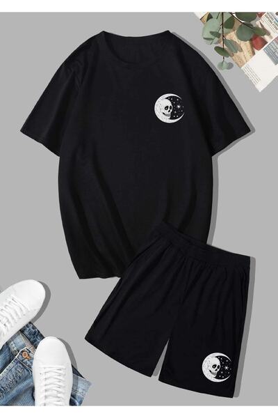 Deocept Combinație de tricou oversize și pantaloni scurți cu imprimeu Hold Me unisex