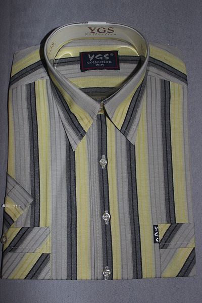 Yörükoğlu Short Sleeve Striped Comfortable Fit Men's Shirt