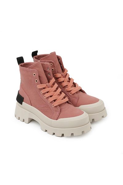 John May Pantofi sport pentru femei Rd-4361 Linen Coral (gresie)