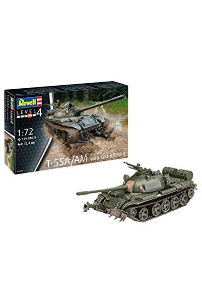REVELL Maket T-55a-am With Kmt-6-emt-5 Vso03328
