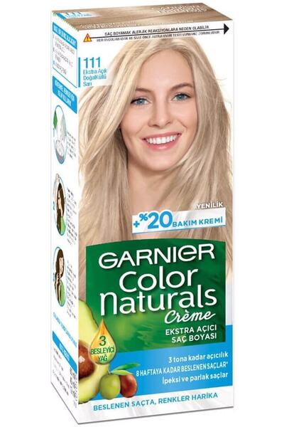 Garnier Color Naturals Saç Boyası 111 Küllü Açık Sarı
