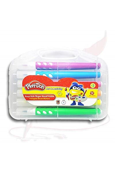 Play Doh Marka: Play-doh 12 Renk Üçgen Fırça Uçlu Kalem Pp Kutu Kategori: Fırça