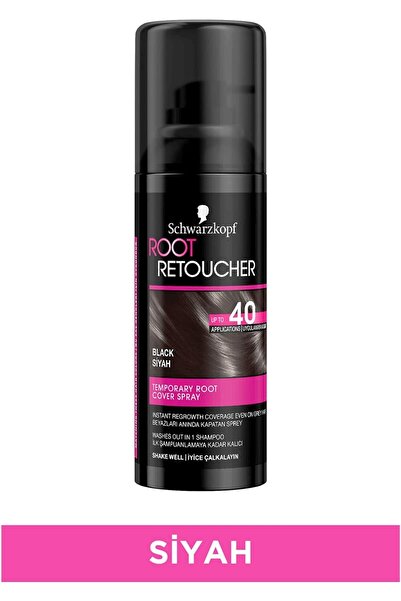 Schwarzkopf Root Retoucher Sprey Boya Siyah 120 Ml