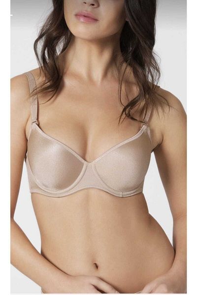 Orkide Γυναικείο Σουτιέν Skin C Cup Plus Size Underwire χωρίς επένδυση Lo01