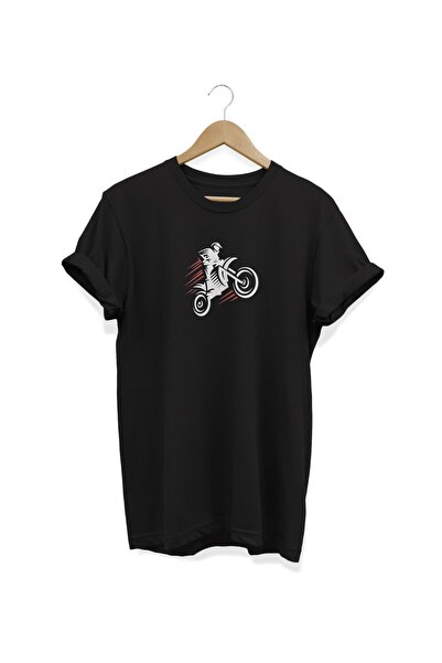 WİDİ Cross Country Štampano Crna T-shirt