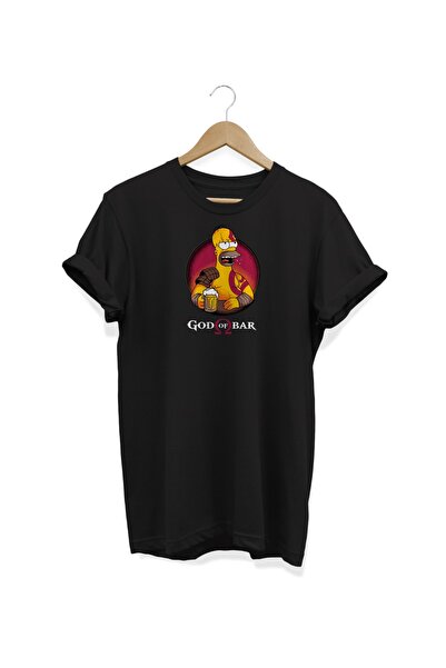 WİDİ Bog Bara Štampano Crni T-shirt