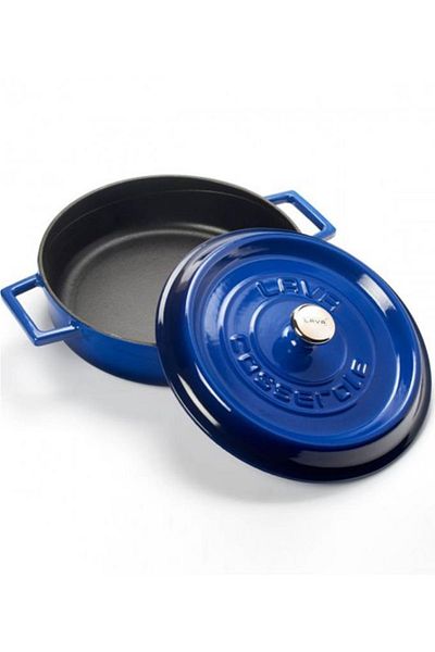 Lava Trendy Yayvan Pot Diameter 24 Blue