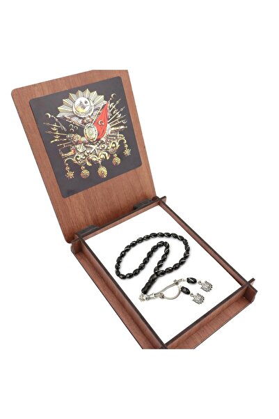 PİGADO Ροζάριο Ουρανικής Παράκλησης Γεωργίας με ένθετο οθωμανικό έμβλημα και ...