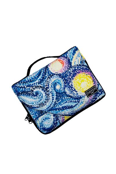 Differ 10'' 11'' Inç Van Gogh Desen Su Geçirmez Uniseks Tablet Kılıfı