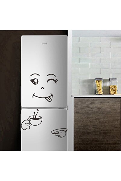 MegaSticker Autocolant decorativ drăguț pentru frigider, ușă, perete, sticlă