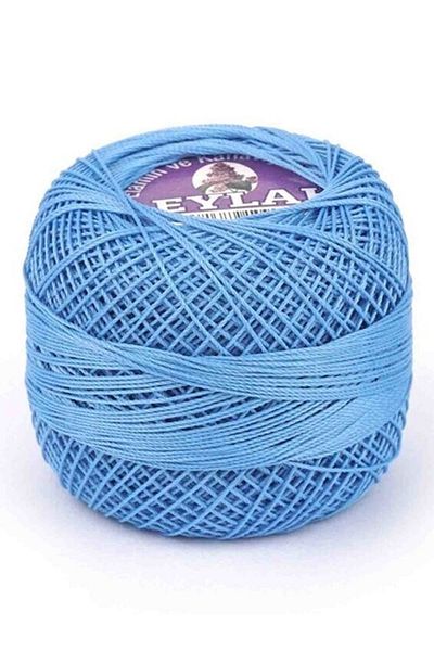 Leylak 9 στρώσεις 25 g Νο 8 Τεχνητό μετάξι Αθημίνη και κλωστή σταυροβελονιάς 3044