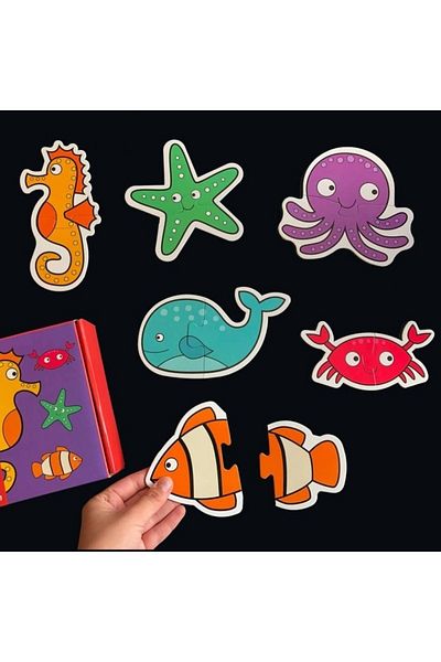 Neobebek Baby Puzzle - Sea Creatures