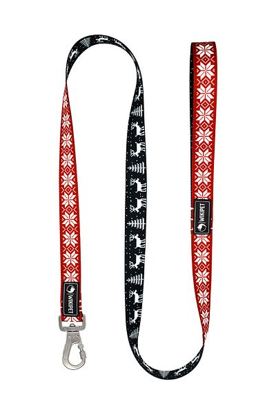 Wikipet Rudolph Red Dog Walking Collar, Lockable Hook