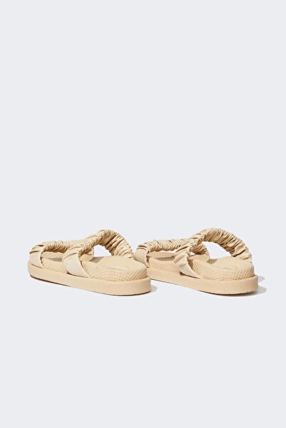 DeFacto Dámské pantofle s dvojitou páskou se silnou podrážkou