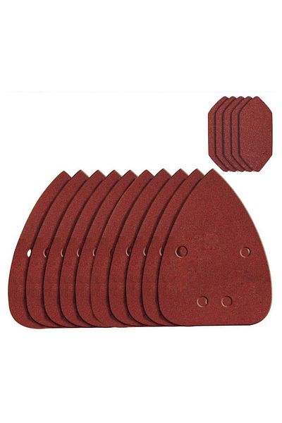 WORX Wa2066 140x90mm 80 Grit, 15 Pieces Universal Mouse Sandpaper with Velcro