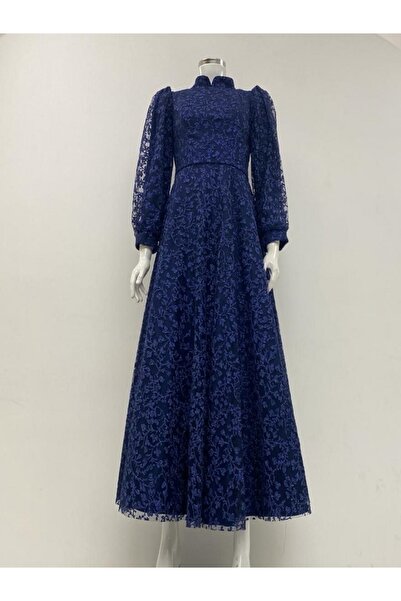 CERİTLER Tesettür Midi Boy Elbise 22214