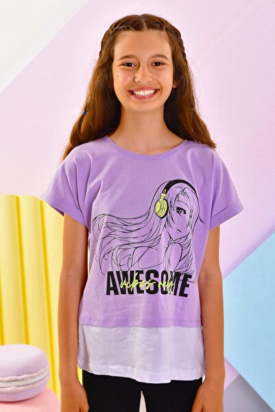 ZUZUNGA Awesome Girl's T-shirt Zakc01t