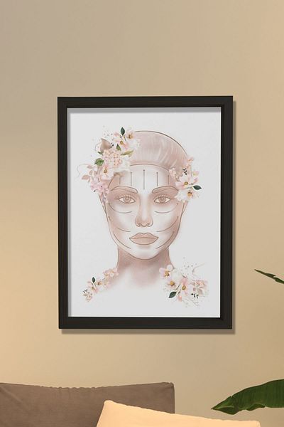 Dekor Loft Lifting facial, chirurgie reconstructivă, chirurgie plastică și estetică, pictură murală pentru camera medicului