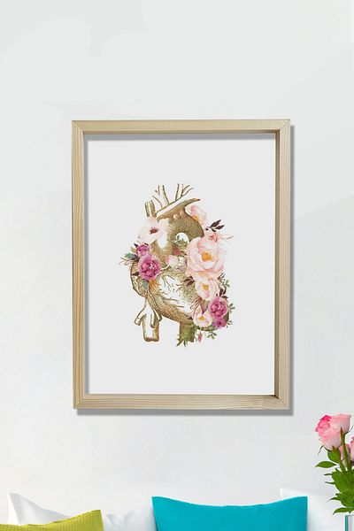 Dekor Loft Artă anatomie a inimii anatomice