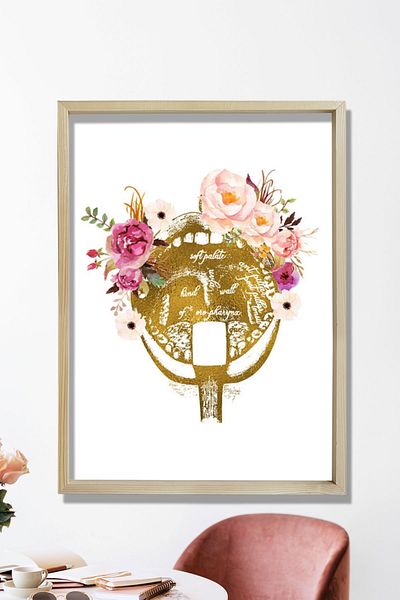 Dekor Loft Artă anatomiei orofaringiene, ediție de anatomie umană, decor biroul medicului