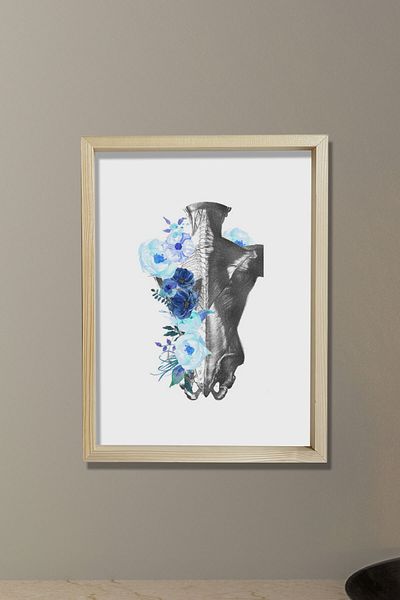 Dekor Loft Anatomie și Artă Ortopedică, Diagramă de perete pentru biroul chiropracticianului