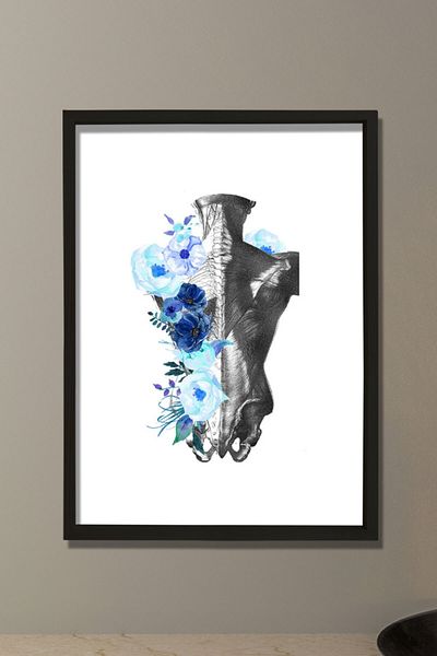 Dekor Loft Anatomie și Artă Ortopedică, Diagramă de perete pentru biroul chiropracticianului