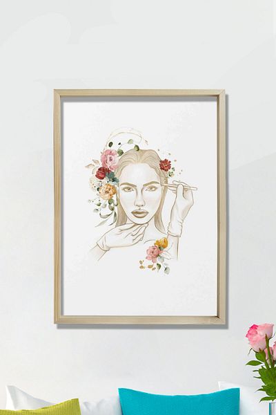 Dekor Loft Microblading, Αισθητική Τέχνη, Πλαστική και Αισθητική Χειρουργική Ζωγραφική τοίχων γιατρού