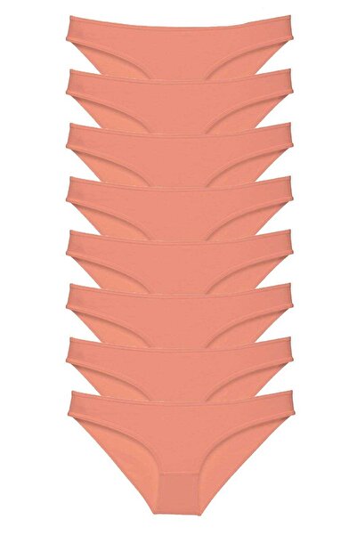 Royaleks 8 Pieces Super Eco Set Lycra Women's Slip Panties Powder (With Earphones as a Gift)